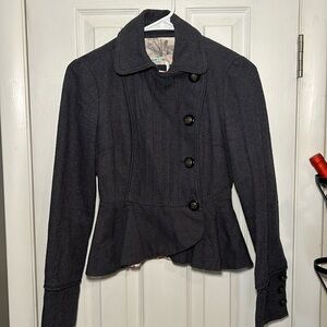Urban Outfitters Kimchi Dusty Blue Colonial Cotton Jacket XS